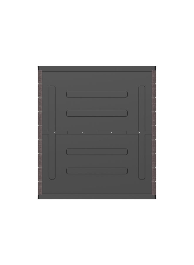 Cosmoplast Cedargrain Vertical Storage Short Cabinet Dark Brown 90 x 47 x 81 cm IFOFST003DW  - Image 5