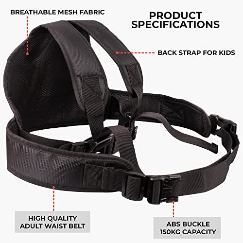 Autofy SAFEO Baby Kids Two Wheeler Safety Belt Safety for Children for Scooty Scooter Bike Motorcycle Seat Belt Harness [SAFEO-55; for Kids Age: 5-8 Years] - Image 4