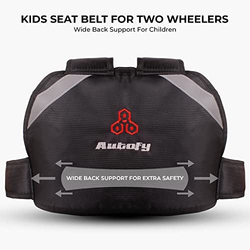 Autofy SAFEO Baby Kids Two Wheeler Safety Belt Safety for Children for Scooty Scooter Bike Motorcycle Seat Belt Harness [SAFEO-55; for Kids Age: 5-8 Years] - Image 3