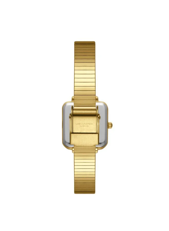لي كوبر Women's Analog Display Watch With Gold Metal Strap - LC08138.170