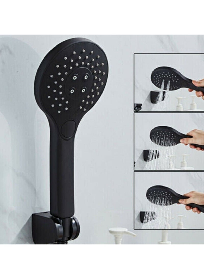 ارواق برشڈ نکل باتھ ٹب ٹونٹی وال ماؤنٹ مکسر ٹیپ ہینڈ شاور ٹب فلر - Image 4