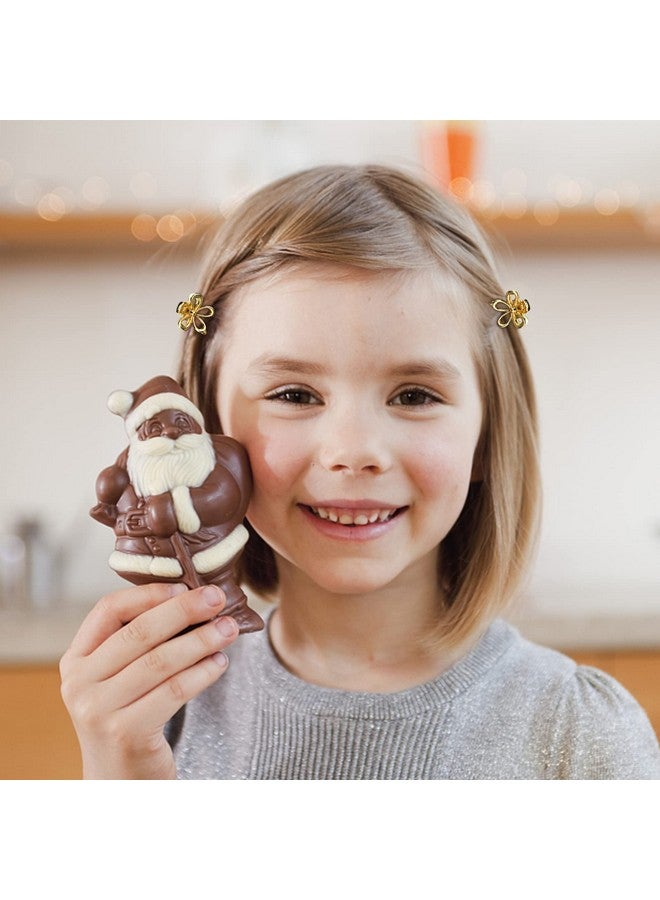 ACO-UINT Hair Clip, 12 Pcs Gold Flower Hair Claws for Women, Mini Metal Claw Clips, Cute Hair Accessories for Women and Girls - Image 3