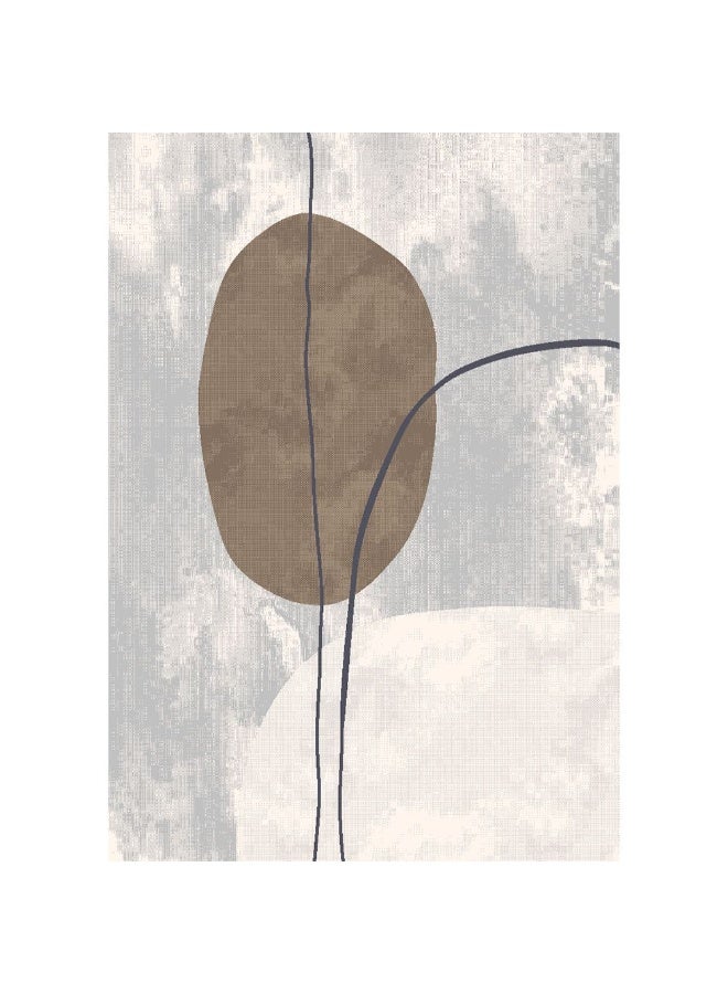 DANUBE HOME Sahara Modern Abstracts Rug | Washable Modern Rugs Style | Polypropylene + Polyester Area Rug Floor Covering | Indoor Carpet For Living Room Dining Bedroom 240X340cm-Brown-231200400585 - Image 4