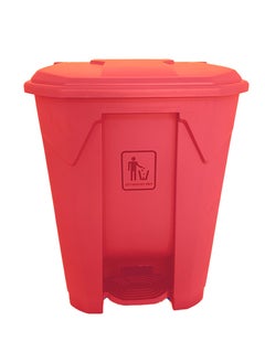 AKC AKC Step Trash Bin | Plastic Matte Finish | Functional Waste & Garbage Waste Bin | Suitable For Homes, Villas, Large Areas & Communal Spaces | Red | 68 Liters  - Image 2