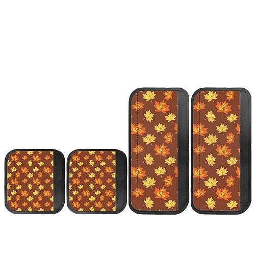 Mintulipy Appliance Handle Covers Set of 4 Thanksgiving Fall Maple Refrigerator Door Handle Covers Keep Appliance Clean for Fridge Microwave Stove Dishwasher Kitchen Decor Accessories - Image 3
