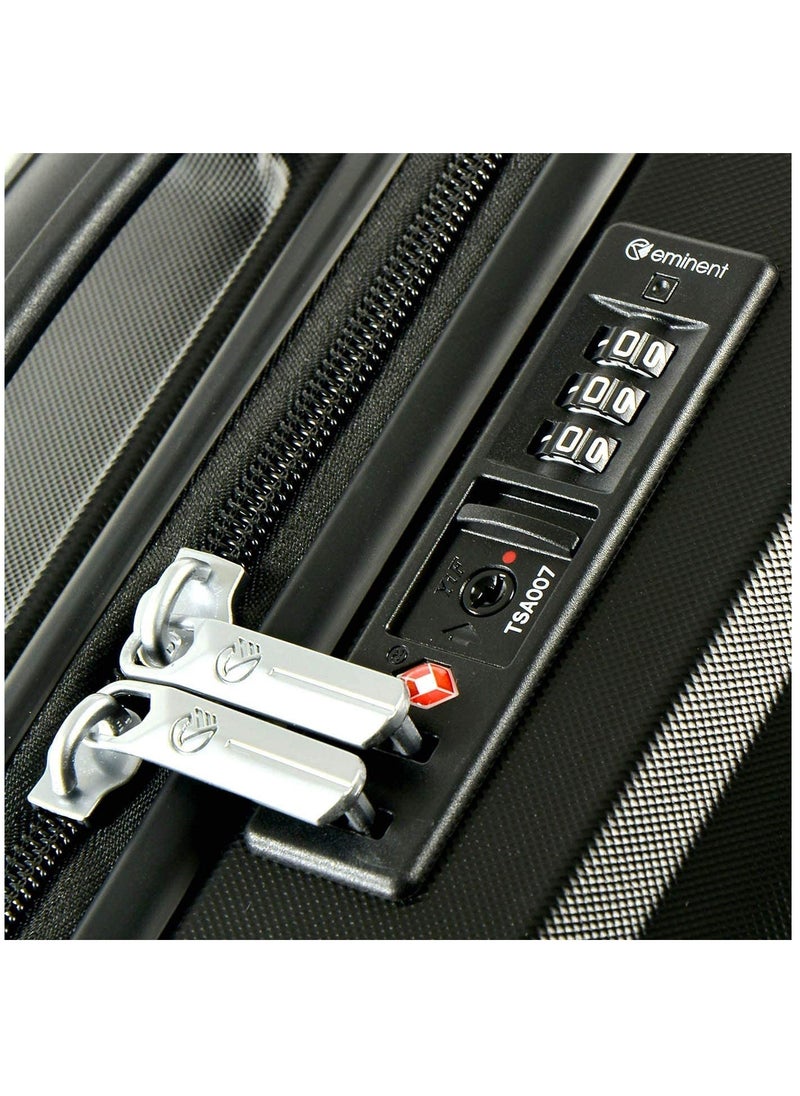 eminent Hard Case Travel Bag Luggage Trolley TPO Lightweight Suitcase 4 Quiet Double Spinner Wheels with TSA Lock KH16  - Image 3