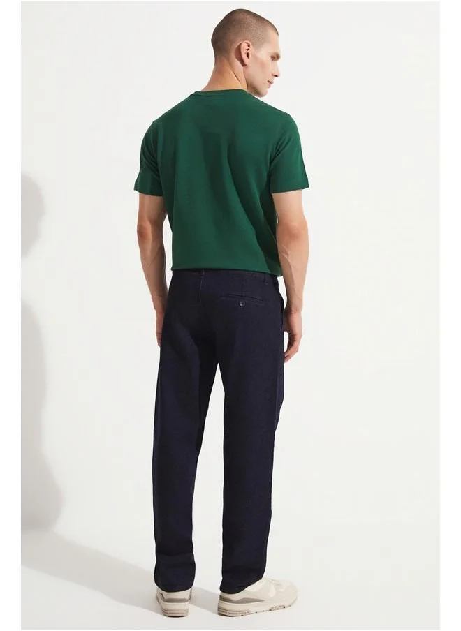 JUNE June Men Regular Fit Trouser Navy