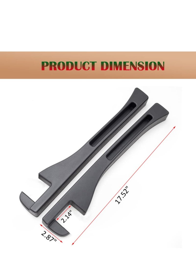 2 in 1 Car Seat Gap Organizer - Black - Universal Fit, Storage Pockets Adjust, 2 Set Car Seat Crevice Storage Box, Helps Reduce Distracted Driving & Holds Phone, Money, Cards, Keys, Remote - Image 5