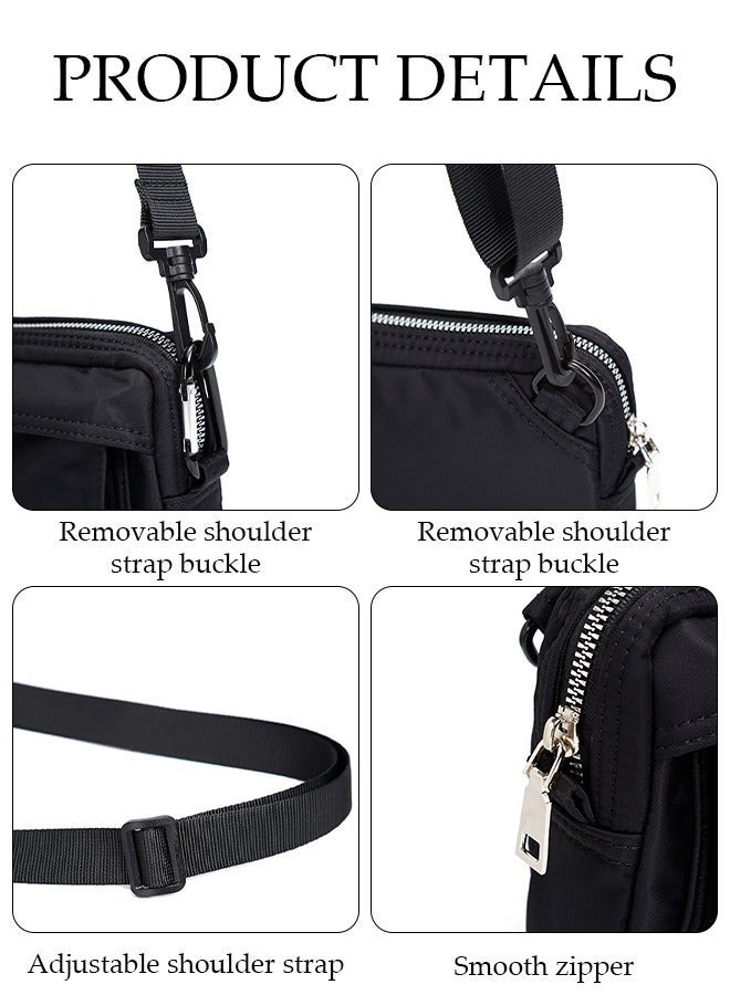 DUNISO Crossbody Bag for Men and Women Waterproof Sling Bag Travel Passport Wallet Bag for Cell Phone, Small Side Shoulder Bag Multipurpose Daypack for Men - Image 5