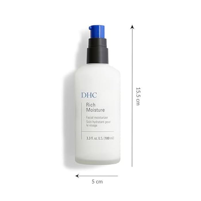 DHC Rich Moisture, Lightweight Facial Moisturizer, Dry Skin, Hydrating, Fragrance and Colorant Free, Ideal for dry dehydrated and sensitive skin, 3.3 fl. oz. - Image 3