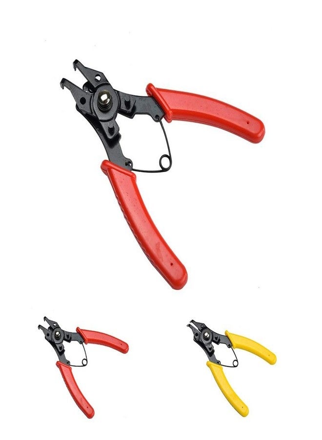 GOSONO Retaining Ring Pliers 4 IN 1 Multifunctional Auto-lock Snap Ring Pliers Internal External Ring Remover Retaining Circli - Image 2