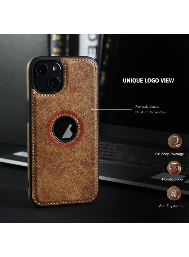 اس-توب جراب هاتف iPhone 14 Pro مصنوع من الجلد ومزين بخياطة - Image 4