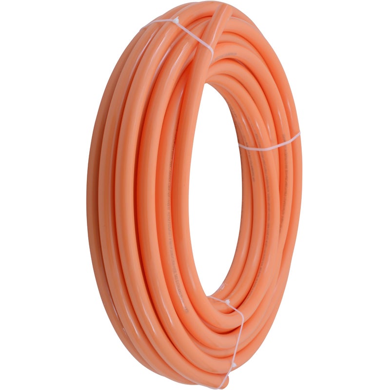 SharkBite 1 Inch x 100 Feet Orange PEX Pipe Made in the USA Oxygen Barrier Flexible Water Tubing for Radiant and Hydronic Heating U880O100