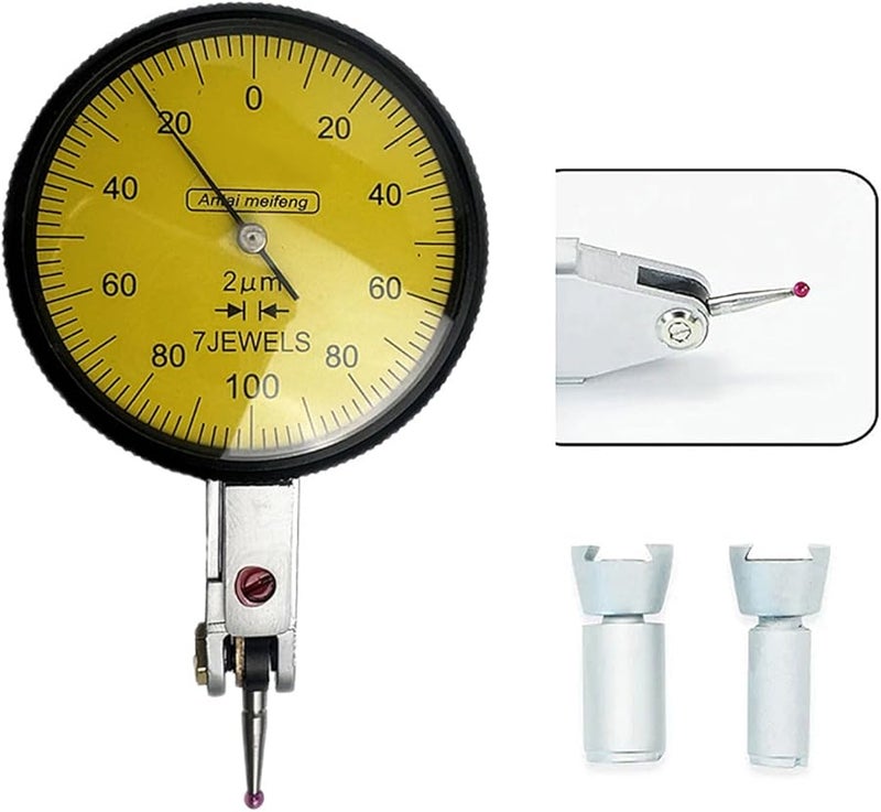 High Precision Shockproof Lever Dial Gauge Carbon Steel Tool For Accurate Measurements - Image 4