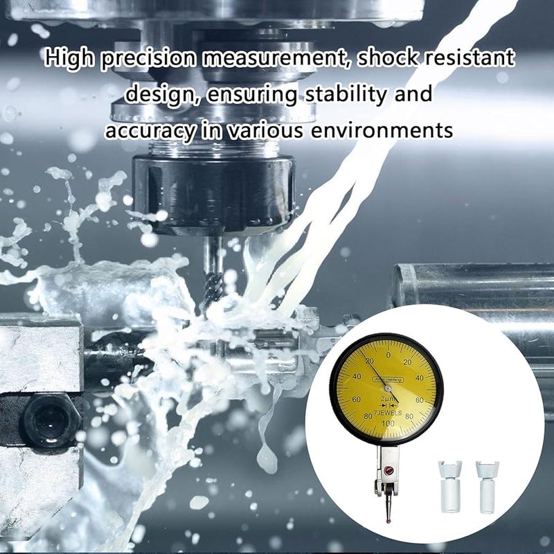 High Precision Shockproof Lever Dial Gauge Carbon Steel Tool For Accurate Measurements - Image 3