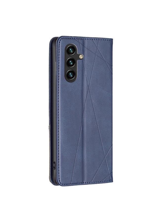 اس-توب جراب لهاتف Samsung Galaxy A55 جراب هاتف جلدي مغناطيسي بنقشة المعين - Image 3