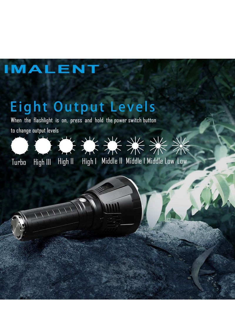 IMALENT MS18 Brightest Flashlight 100,000 Lumens, 18pcs Cree XHP70 2nd LEDs,Long Throw Up to 1350 meters, with OLED Display and Built-in Cooling Tools - pzsku/Z720D495BC8647DDBDED8Z/45/_/1732250743/313170ca-b4e1-4fc7-9d25-9bd23654820c