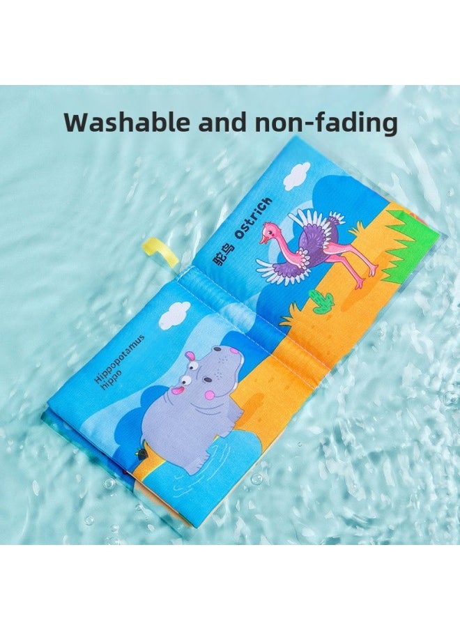 Generic - Baby's Cloth Book Baby's Early Education Can't Tear Rip Bite Toy Three-dimensional Early Education 6 Months Infant's Educational Book-Color:[super Cost-effective Set] 8-piece Set (5 Story Books Included) - Image 1