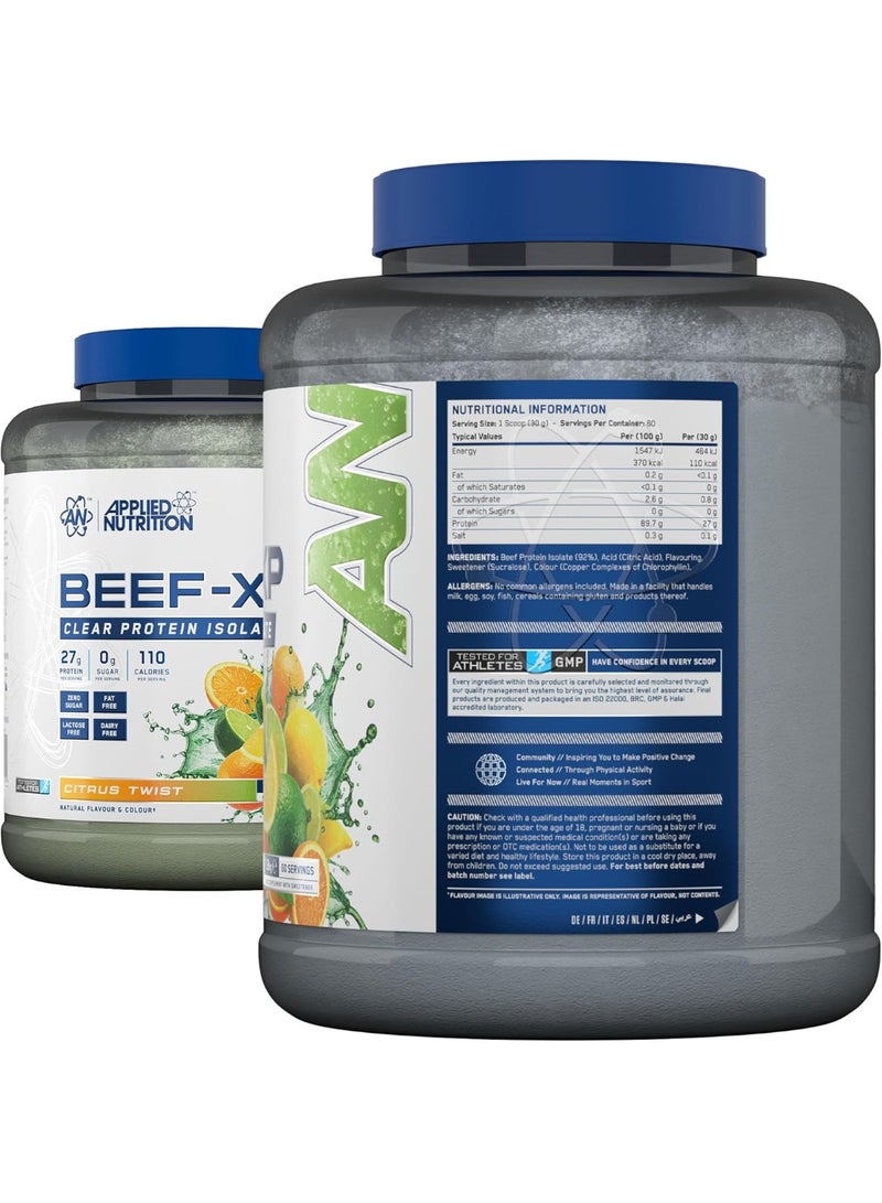Applied Nutrition Beef Xp, Citrus Twist Flavor, 1.8Kg - Image 2