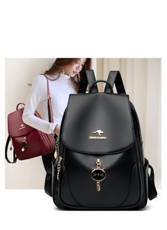 Generic A luxurious small backpack for women, a perfect combination of elegance and functionality and made of high-quality materials. It features a modern design that combines simplicity and distinction and comes with ideal dimensions to fit all your daily needs, with enough space to carry essential items.  - Image 2