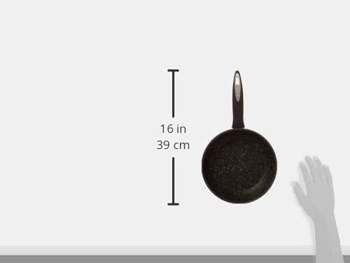 Zyliss Ultimate Non-Stick Frying Pan for thinKitchen:, 20cm/8in, Forged Aluminium, Black, Rockpearl Plus Non-Stick Technology, Suitable for All Hobs Including Induction - Image 3