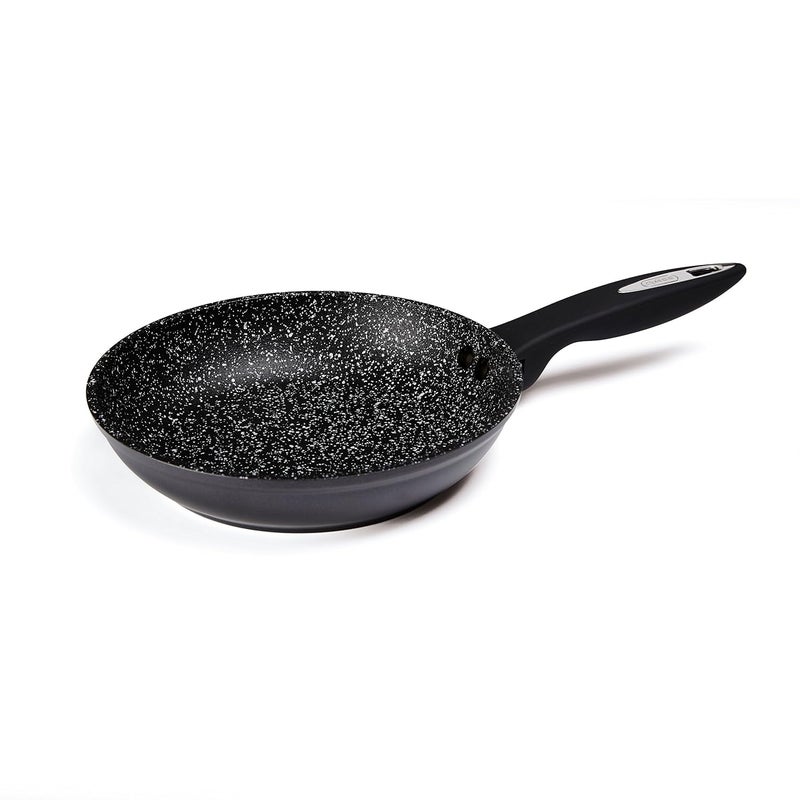 Zyliss Ultimate Non-Stick Frying Pan for thinKitchen:, 20cm/8in, Forged Aluminium, Black, Rockpearl Plus Non-Stick Technology, Suitable for All Hobs Including Induction - Image 1