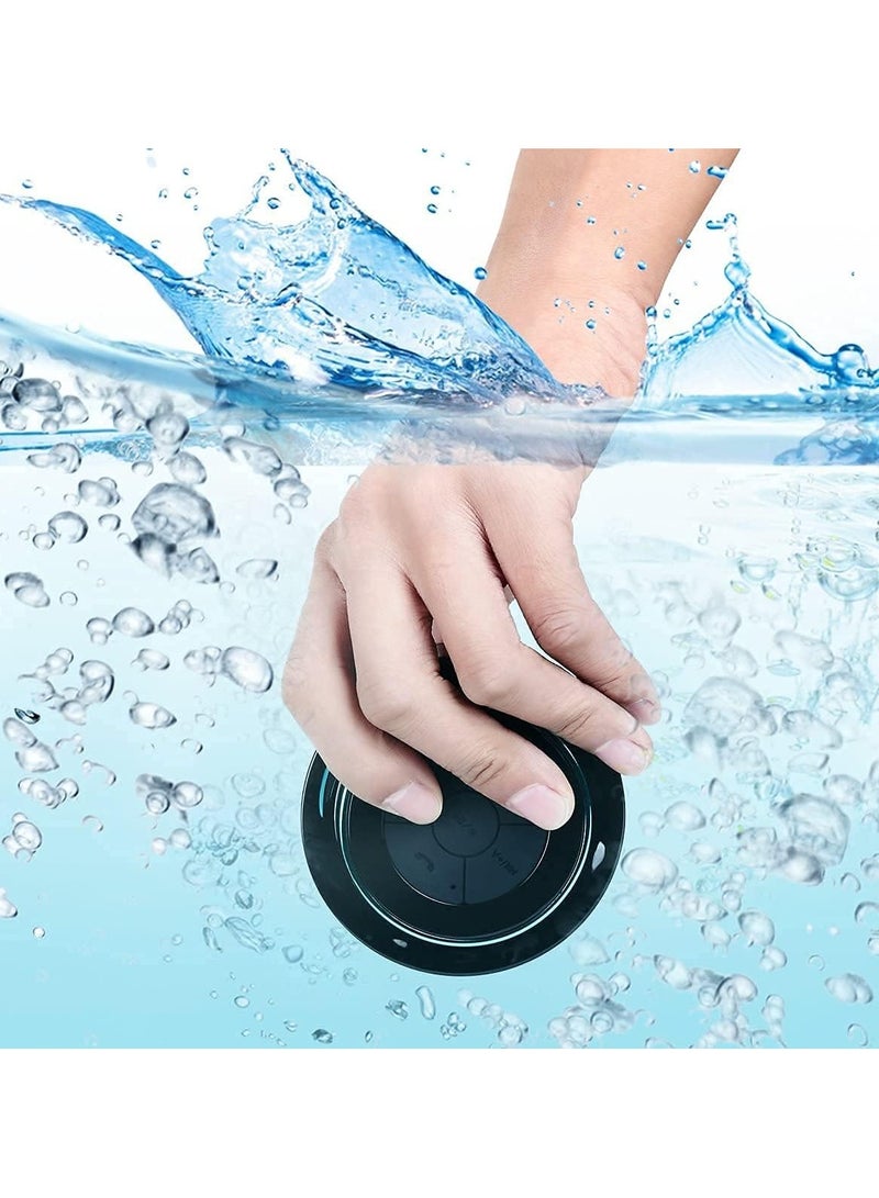 Bluetooth Shower Speakers, Fegishilly Portable Wireless Waterproof Speaker with FM Radio  Suction Cup, Pairs Easily to Your Bluetooth Devices - Phones, Tablets, Computer - Image 5