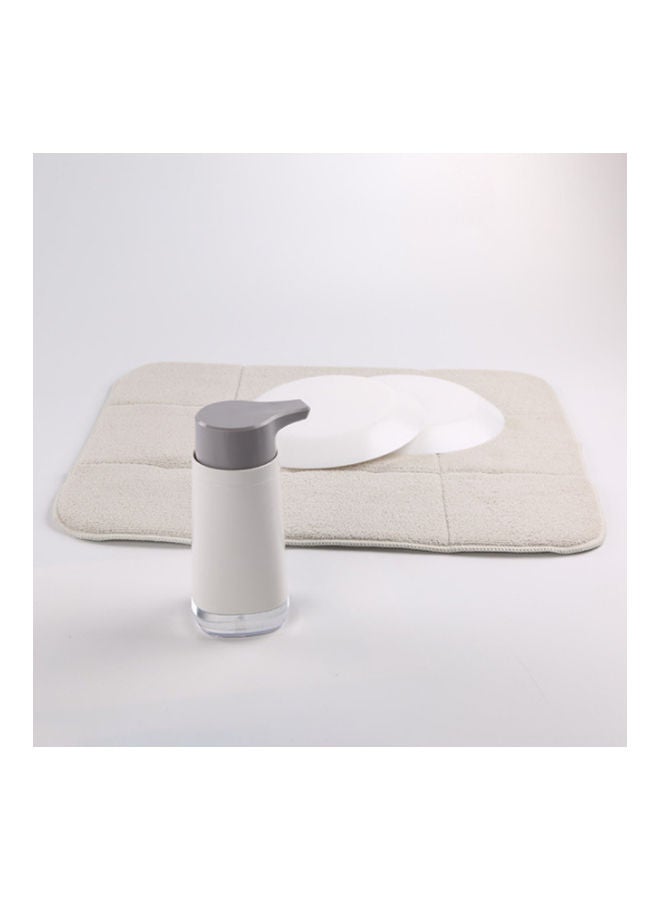 NIBEMINENT Plastic Empty Pump Bottle Container White/Grey - Image 3