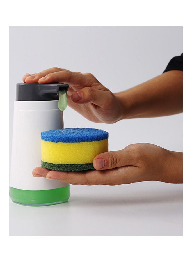 NIBEMINENT Plastic Empty Pump Bottle Container White/Grey - Image 5