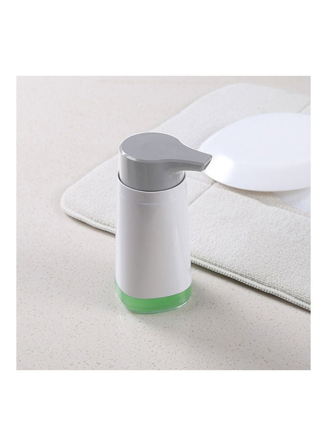 NIBEMINENT Plastic Empty Pump Bottle Container White/Grey - Image 2