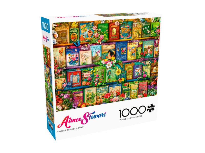 Buffalo Games - Aimee Stewart - Vintage Summer Books - 1000 Piece Jigsaw Puzzle for Adults -Challenging Puzzle Perfect for Game Nights - Finished Size is 26.75 x 19.75 - Image 3