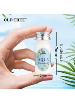 Old Tree Old Tree Aqua Hair Conditioner Toiletries Kit 35ml - (Set of 50 Pcs) | Travel Size Conditioner Kit for Travelling, Hotel, Guest House | Hotel Amenities and Accessories for Dry & Fizzy Hair  - Image 5