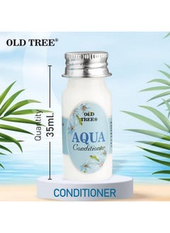 Old Tree Old Tree Aqua Hair Conditioner Toiletries Kit 35ml - (Set of 50 Pcs) | Travel Size Conditioner Kit for Travelling, Hotel, Guest House | Hotel Amenities and Accessories for Dry & Fizzy Hair  - Image 3