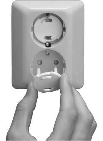Ikea Socket Safety 12LI Meridyendukkan, White Child Safety Products Socket Cover