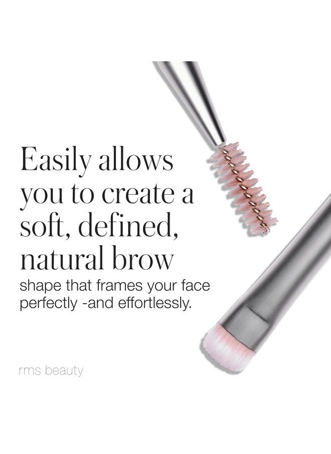 RMS Beauty RMS Beauty Back2Brow Brush - Eyebrow Makeup Brush with Spoolie, Eyebrow Brush, Make Up Brush, Brow Brushes for Eyebrows, Eyebrow Pencil Powder Brush  - Image 4