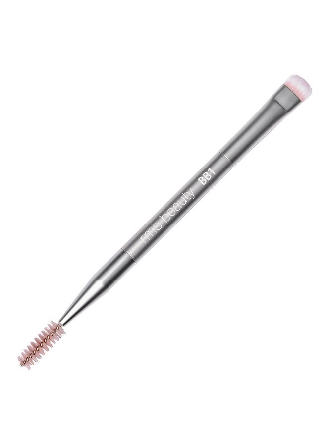 RMS Beauty RMS Beauty Back2Brow Brush - Eyebrow Makeup Brush with Spoolie, Eyebrow Brush, Make Up Brush, Brow Brushes for Eyebrows, Eyebrow Pencil Powder Brush  - Image 1