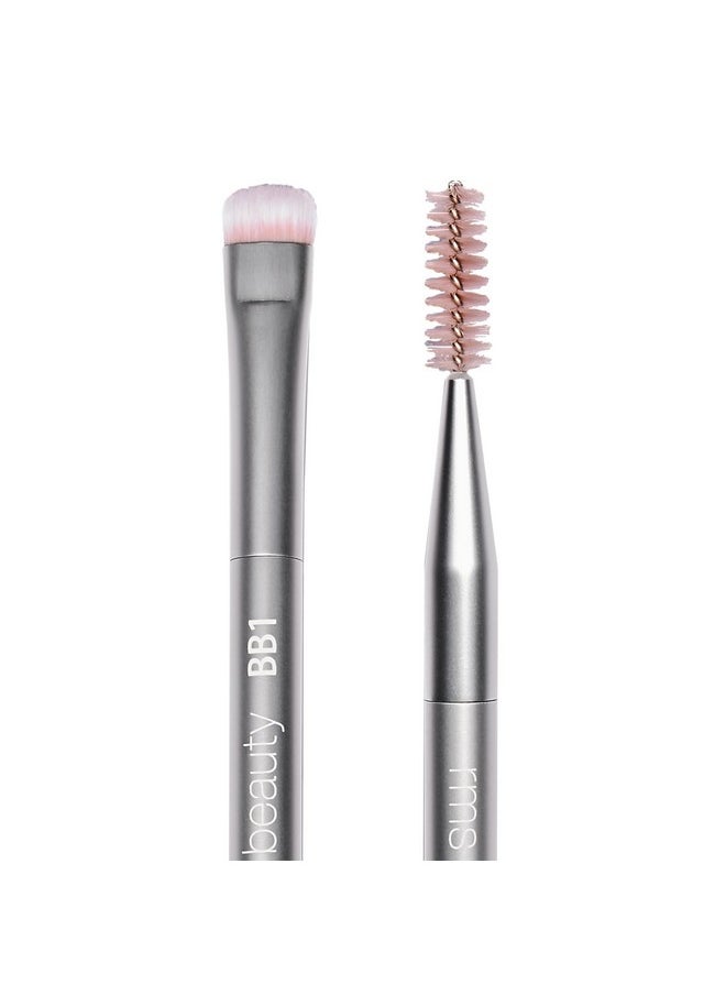 RMS Beauty RMS Beauty Back2Brow Brush - Eyebrow Makeup Brush with Spoolie, Eyebrow Brush, Make Up Brush, Brow Brushes for Eyebrows, Eyebrow Pencil Powder Brush  - Image 2