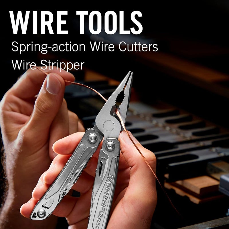 Leatherman Wingman Multi-Tool - 14 Tools, Stainless Steel - Image 5
