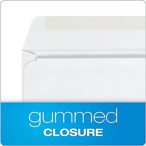 Columbian 6 x 9 Booklet Envelopes, Windowless, White, Gummed Closure, Mailing Envelopes, 100/Box (COLO915) - Image 2