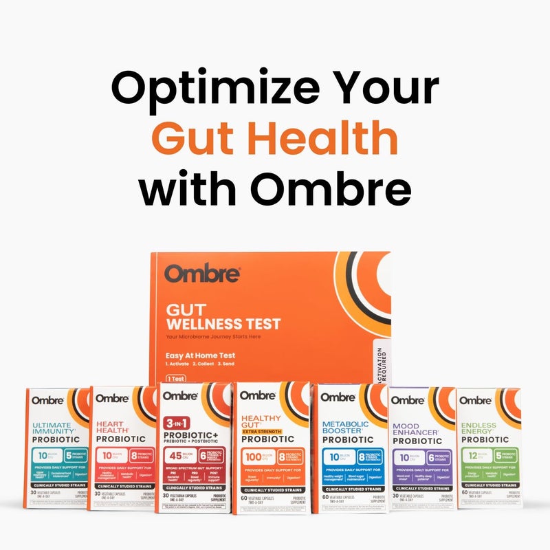 Ombre Metabolic Booster Probiotic  Supports Metabolism Healthy Weight Management  Digestion  Energy  Gut Health Supplement for Women and Men  10 Billion CFU Prebiotic Fiber Vegan 30 Servings - Image 5