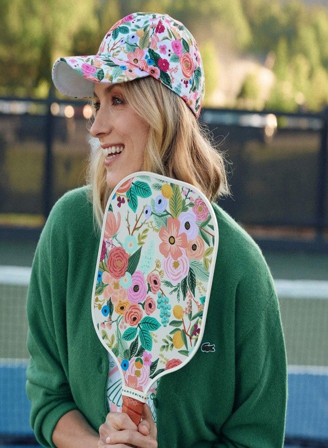 رايفل بيبر كو. قبعة بيسبول نسائية من RIFLE PAPER CO. Garden Party | قبعة كلاسيكية بستة أجزاء بنقشة زهور مع حزام قابل للتعديل، مصنوعة من القطن بنسبة 100%، مقاس واحد يناسب الجميع - Image 4