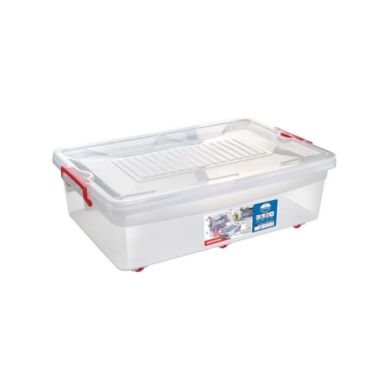 Joyo 30L Plastic Moover Box 612 x 393 x 200 mm White 1 Piece - Image 1