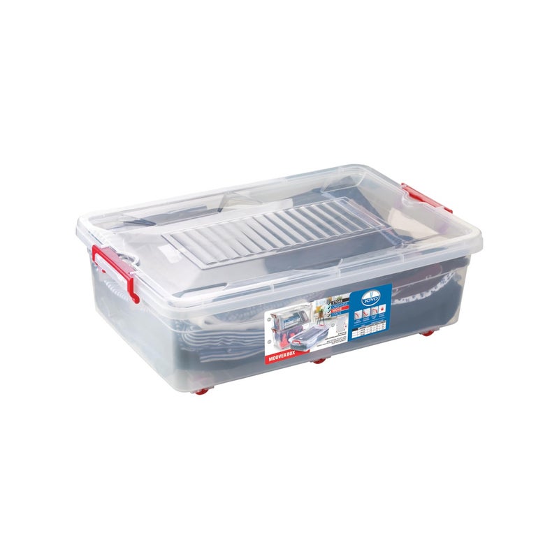 Joyo 30L Plastic Moover Box 612 x 393 x 200 mm White 1 Piece - Image 2