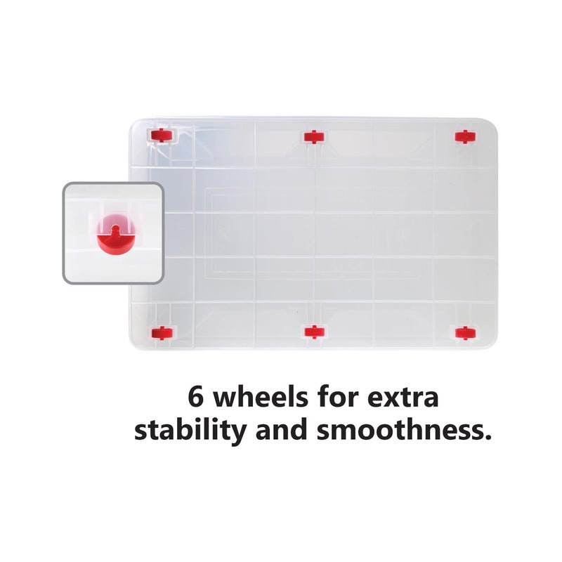 Joyo 30L Plastic Moover Box 612 x 393 x 200 mm White 1 Piece - Image 5