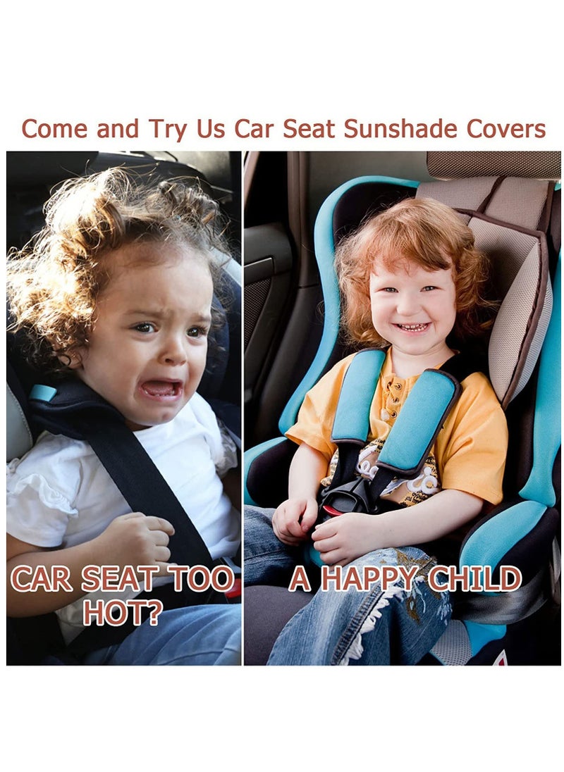 Generic - Infant Car Seat Sun Shade Cover - Heat Protector for Baby Seats, Keeps Toddler Car Seats Cool, Blocks Sun & Heat, Reflective Covers for Ultimate Comfort. - Image 1