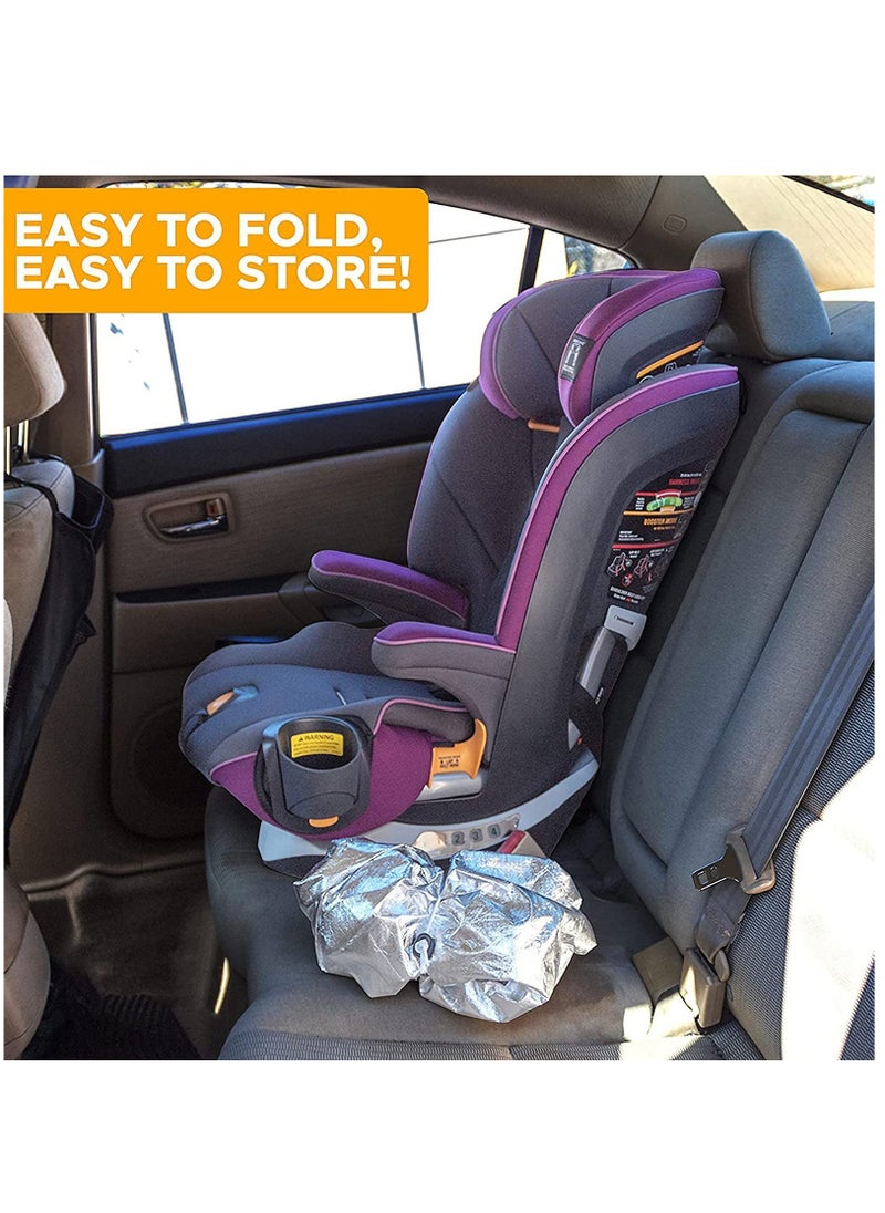 Generic - Infant Car Seat Sun Shade Cover - Heat Protector for Baby Seats, Keeps Toddler Car Seats Cool, Blocks Sun & Heat, Reflective Covers for Ultimate Comfort. - Image 1