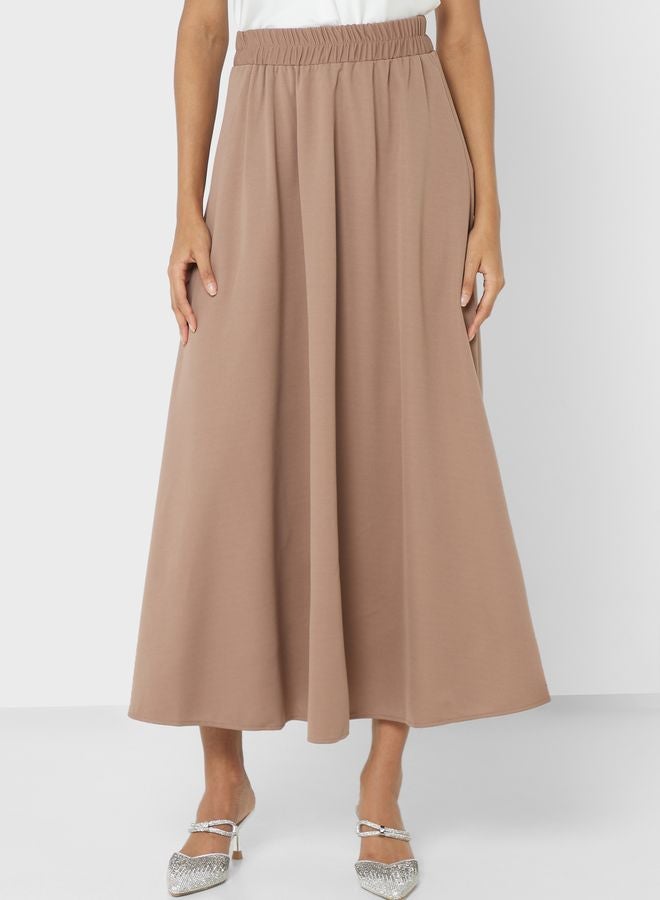 Refka by modanisa High Neck Top And High Waist Skirt Set - Image 4