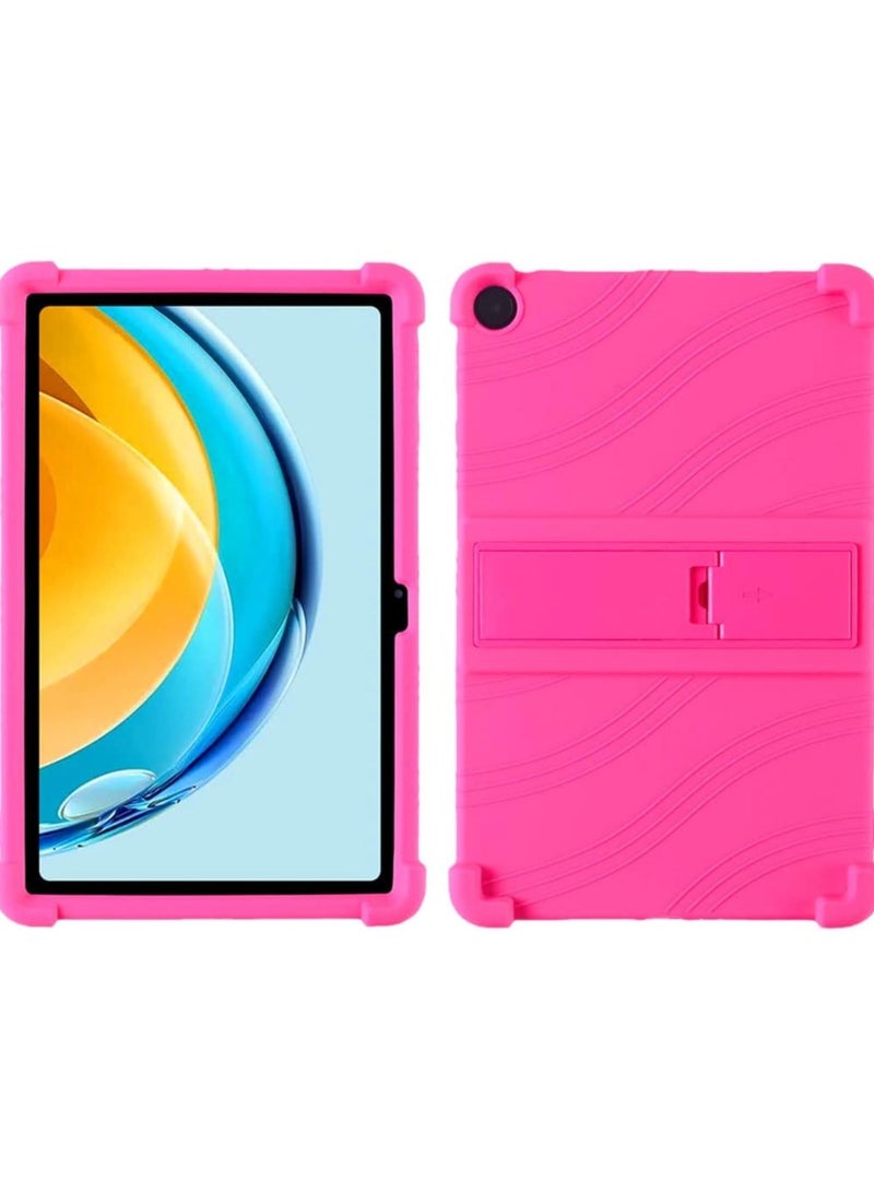 VKL Compatible with Huawei MatePad SE 10.4, Cover for matepad se 10.4 inch; Silicon Case Protective Shell (Rose Red)