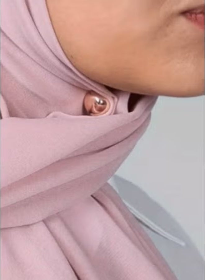 Magnetic Hijab Pins – Metallic Colors, Strong Hold, Round No-Snag Design, Secure Scarf Clips for Hijabs & Shawls - Image 3