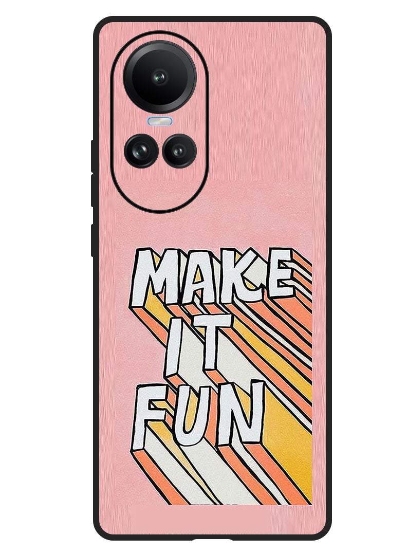 Theodor Protective Case Anti Scratch Shock Proof Bumper Cover For Oppo Reno 10/10 Pro Make it Fun - Image 1